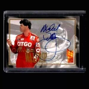 1996 Press Pass VIP 2 Racing Michael Waltrip Limited Edition (Autographed)